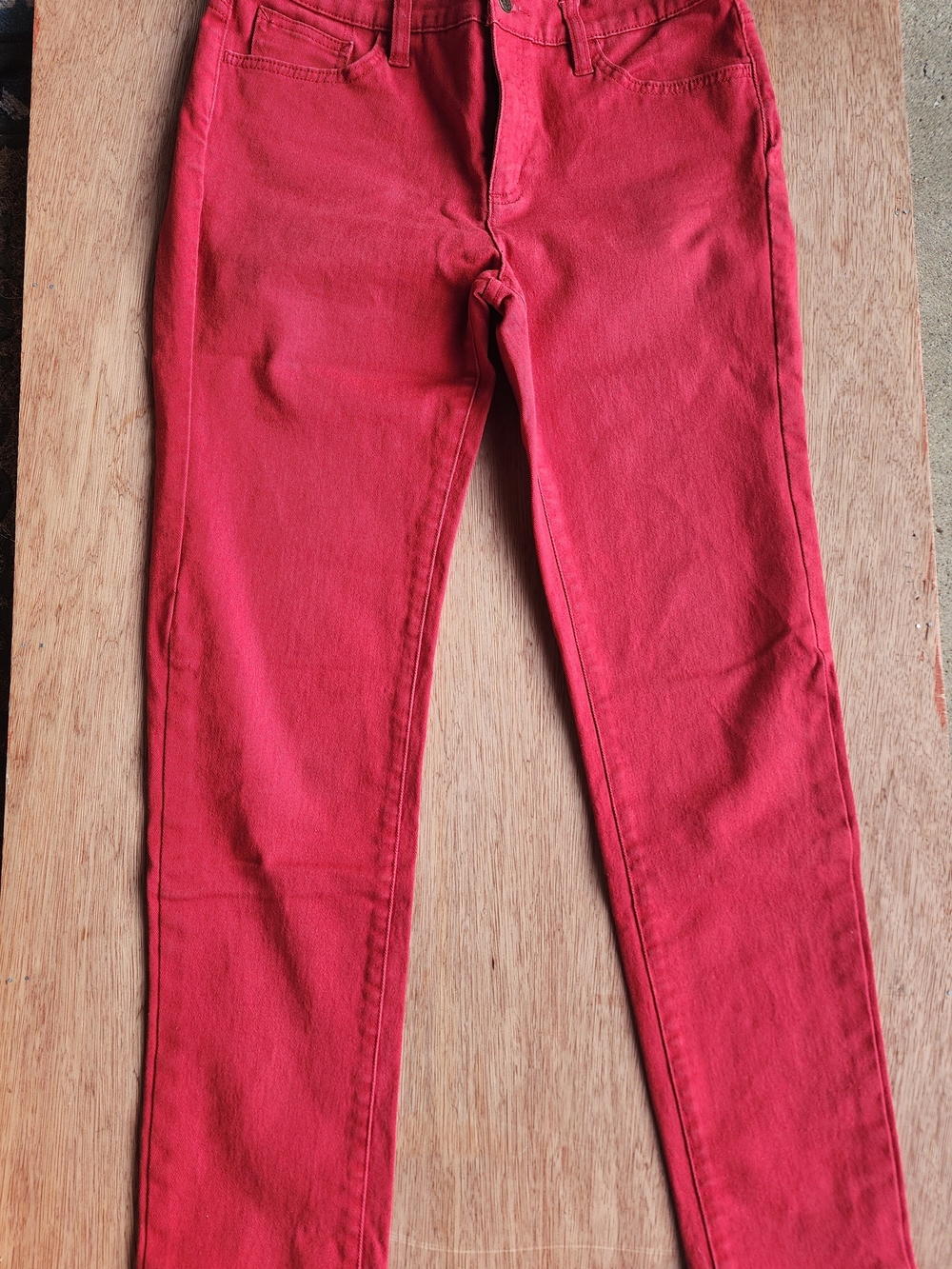 Lauren Jeans Co. Ralph Lauren Red Straight Leg Jeans - Size 8